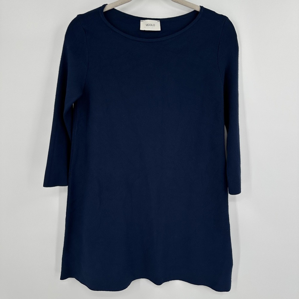 Vicolo Dress Womens‎ Small Medium Knit Long Sleeve Pullover Made In Italy
